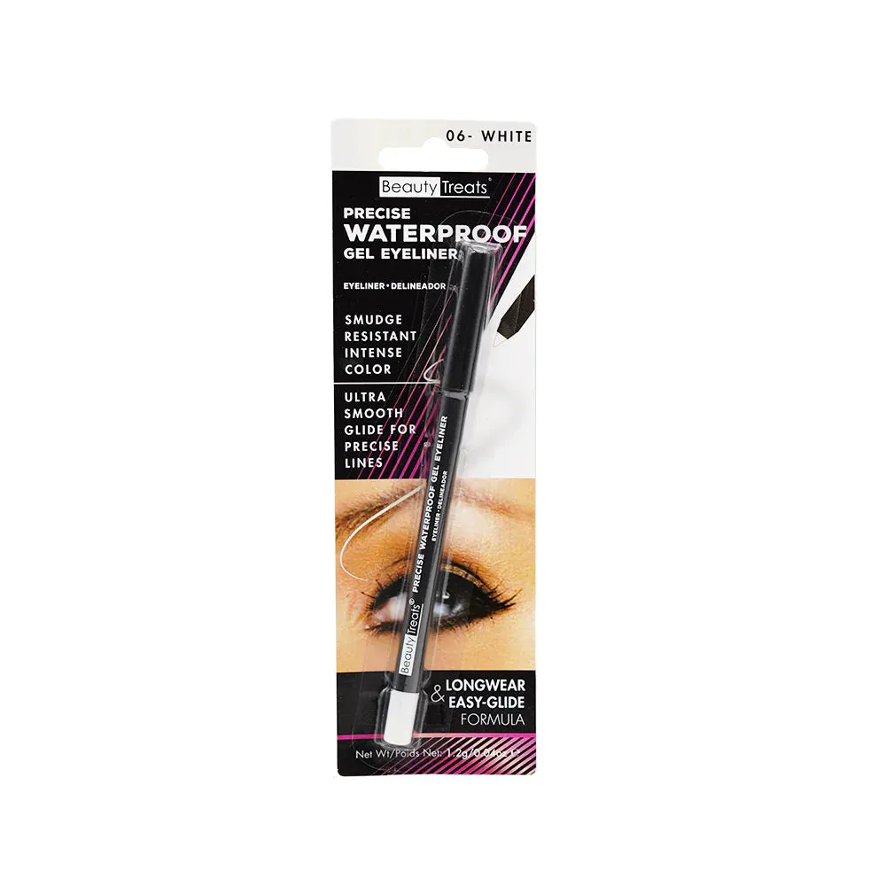 Beauty Treats - Precise Waterproof Gel Eyeliner WHITE