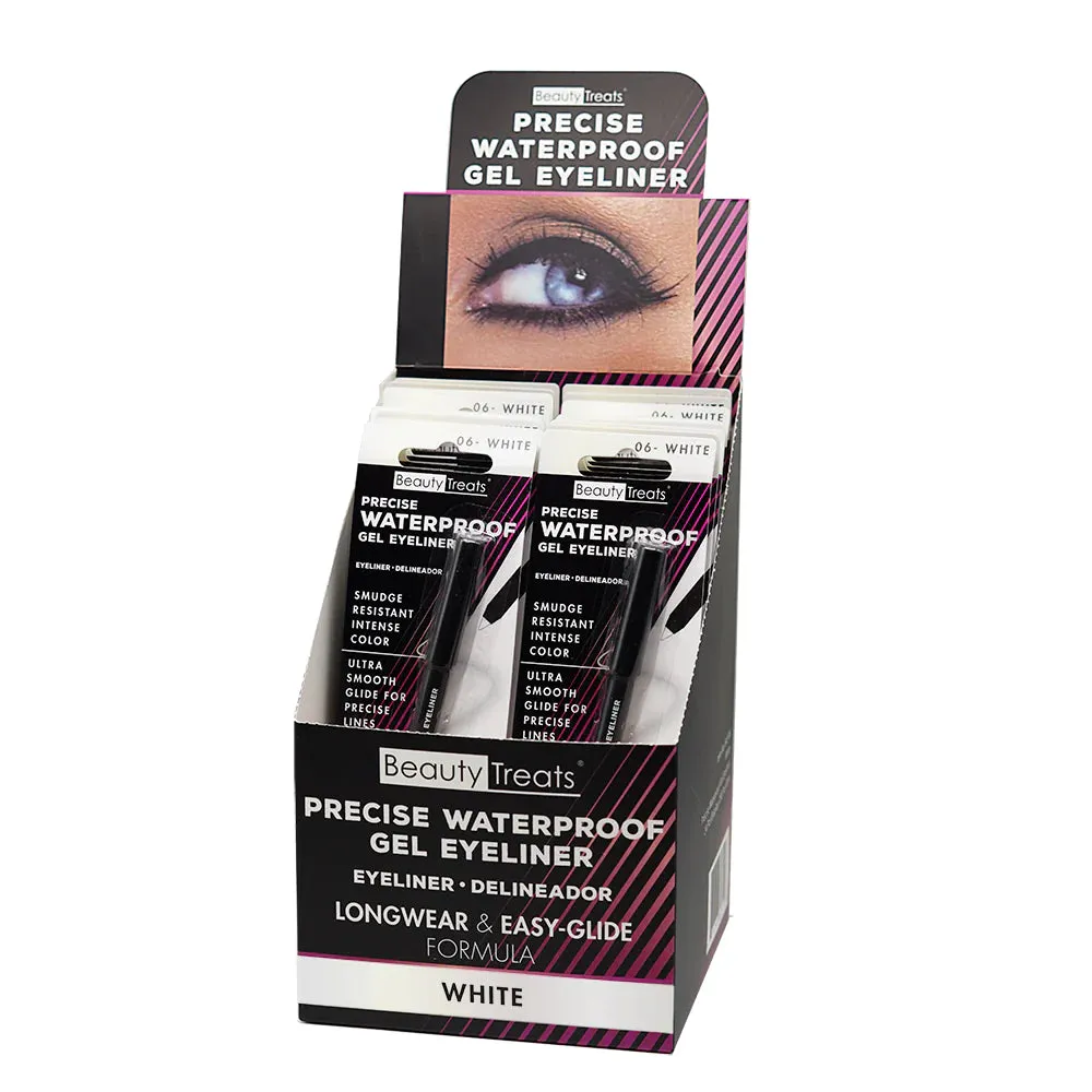 Beauty Treats - Precise Waterproof Gel Eyeliner WHITE