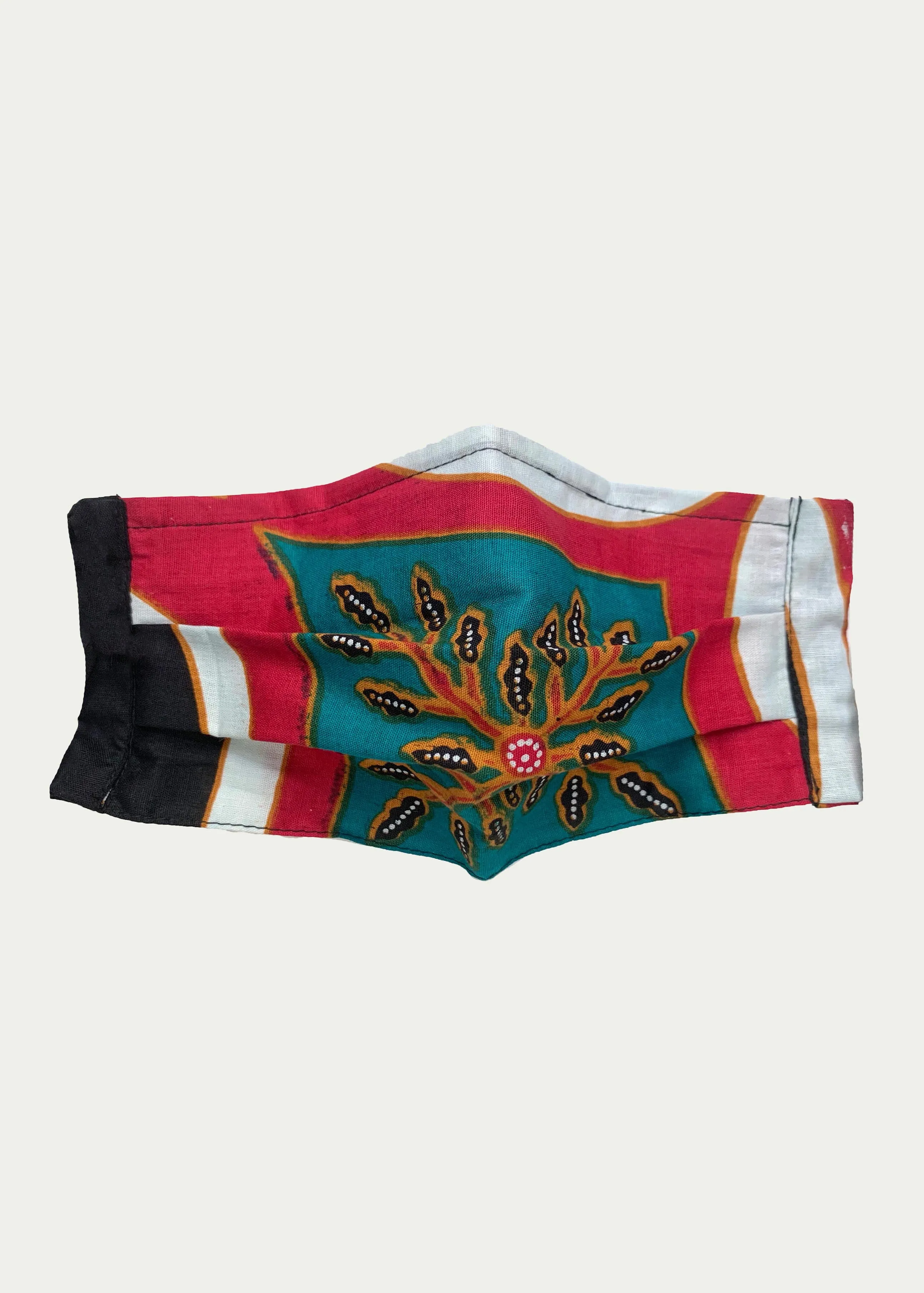 Bi-fold Reusable Batik Mask (filter pocket, nose wire)
