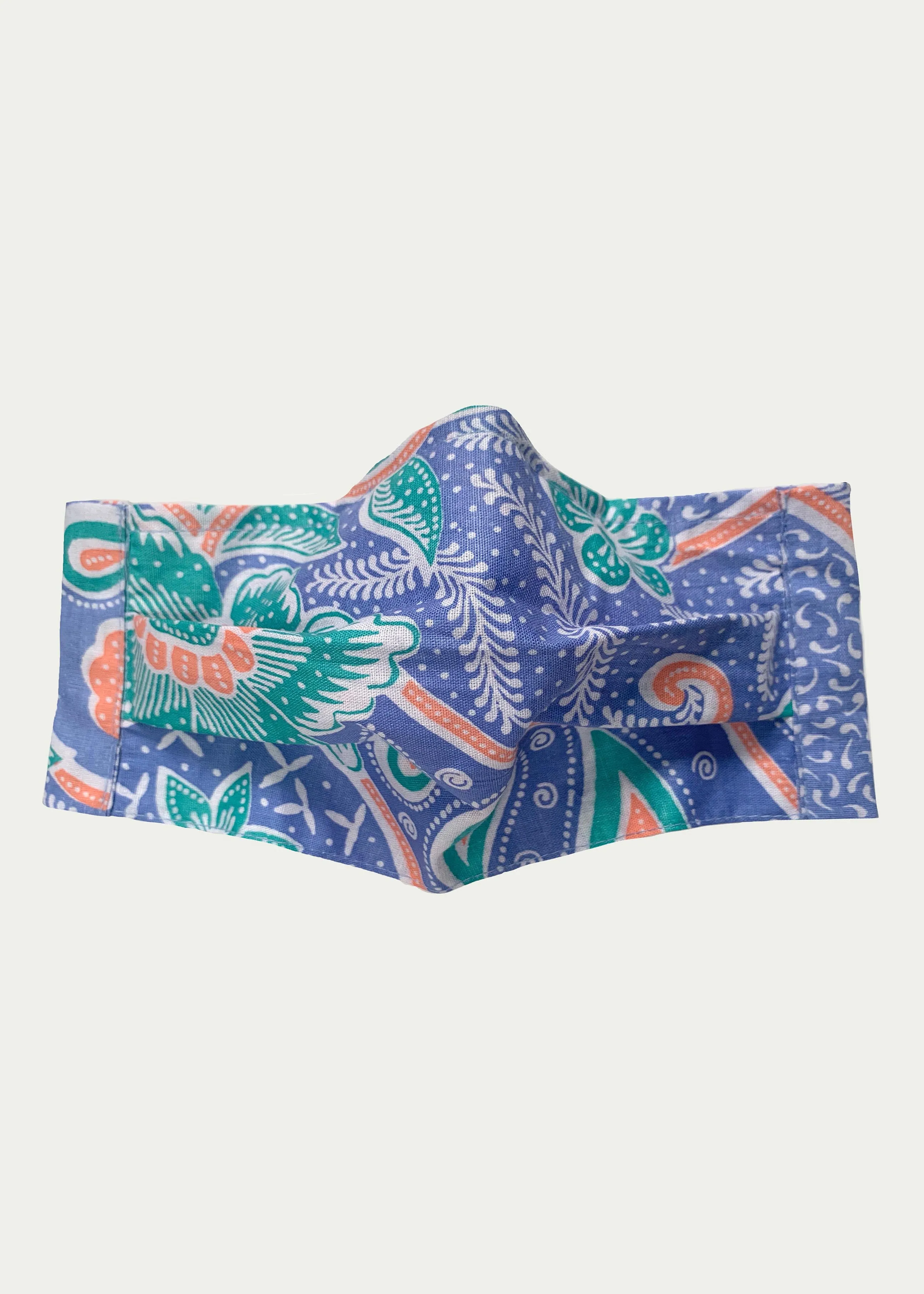 Bi-fold Reusable Batik Mask (filter pocket, nose wire)