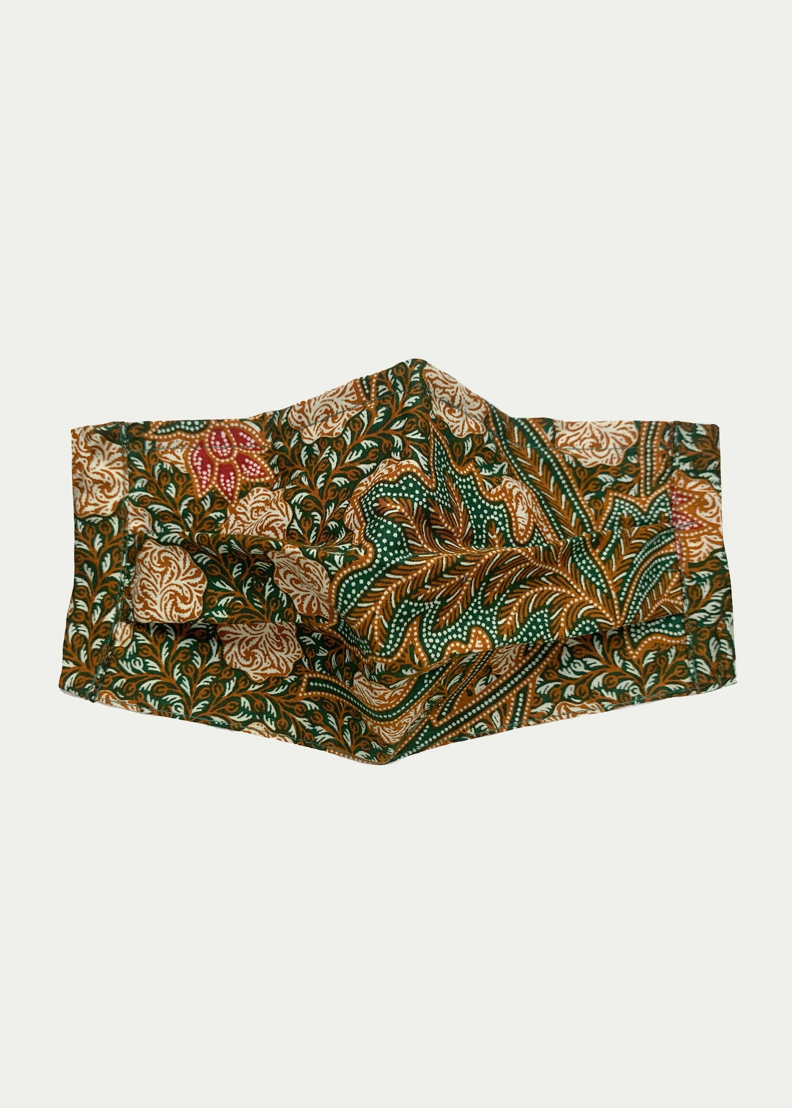 Bi-fold Reusable Batik Mask (filter pocket, nose wire)