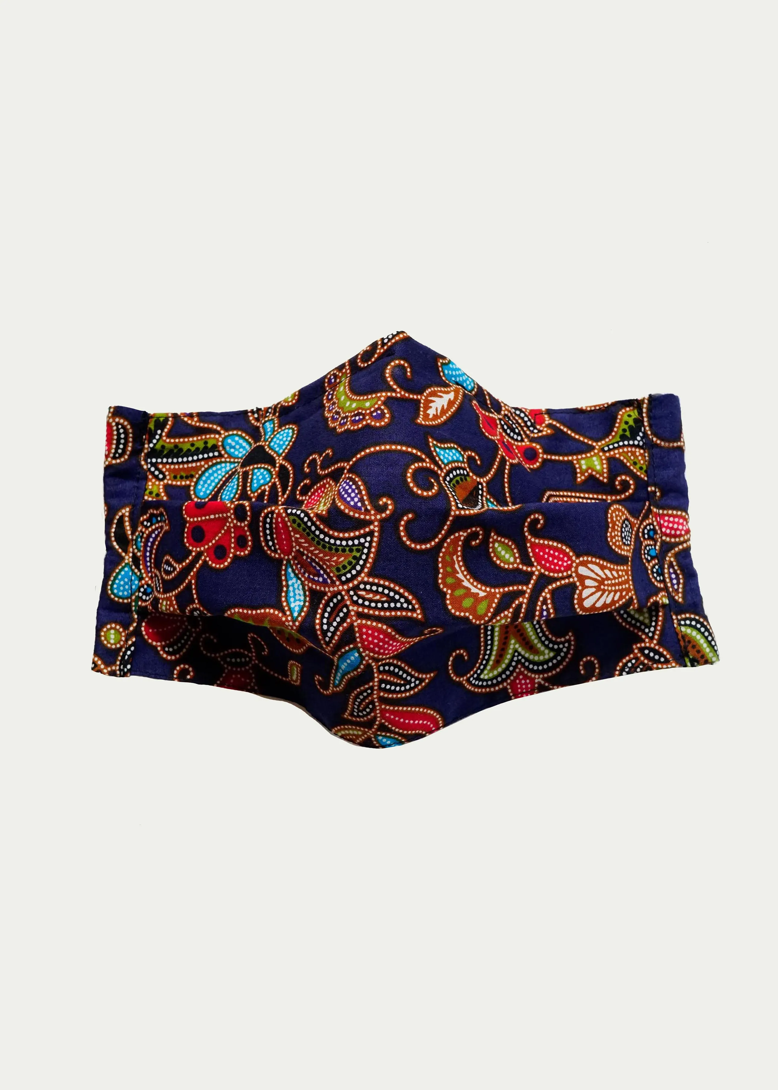 Bi-fold Reusable Batik Mask (filter pocket, nose wire)