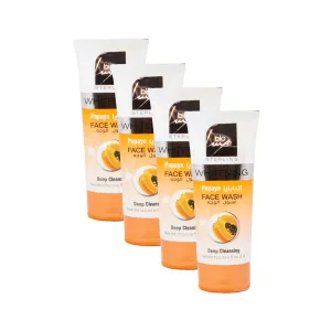 Bio Luxe Whitening Papaya Face Wash - 100ml (Pack Of 4)