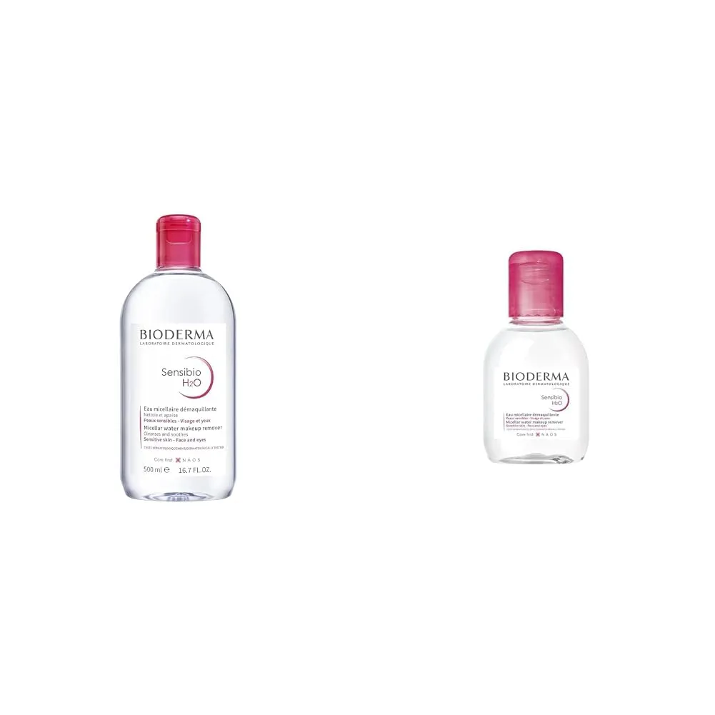 Bioderma - Sensibio - H2O Micellar Water - Makeup Remover Cleanser - Face Cleanser for Sensitive Skin