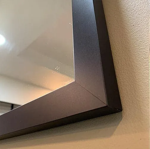 Black Landscape Mirror Frame