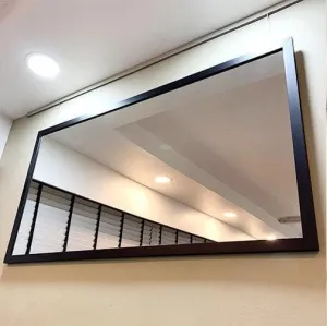 Black Landscape Mirror Frame