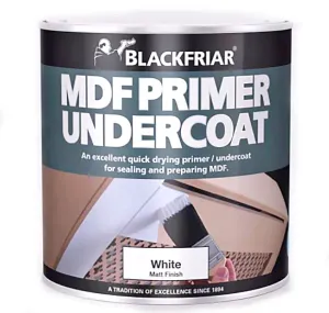 Blackfriar Quick Dry MDF Primer & Undercoat White 500ml