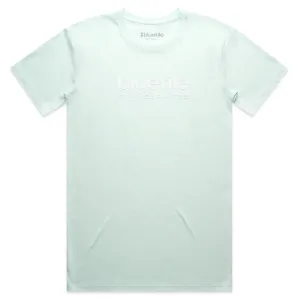 BLUETILE PUFF LOGO TEE SEAFOAM