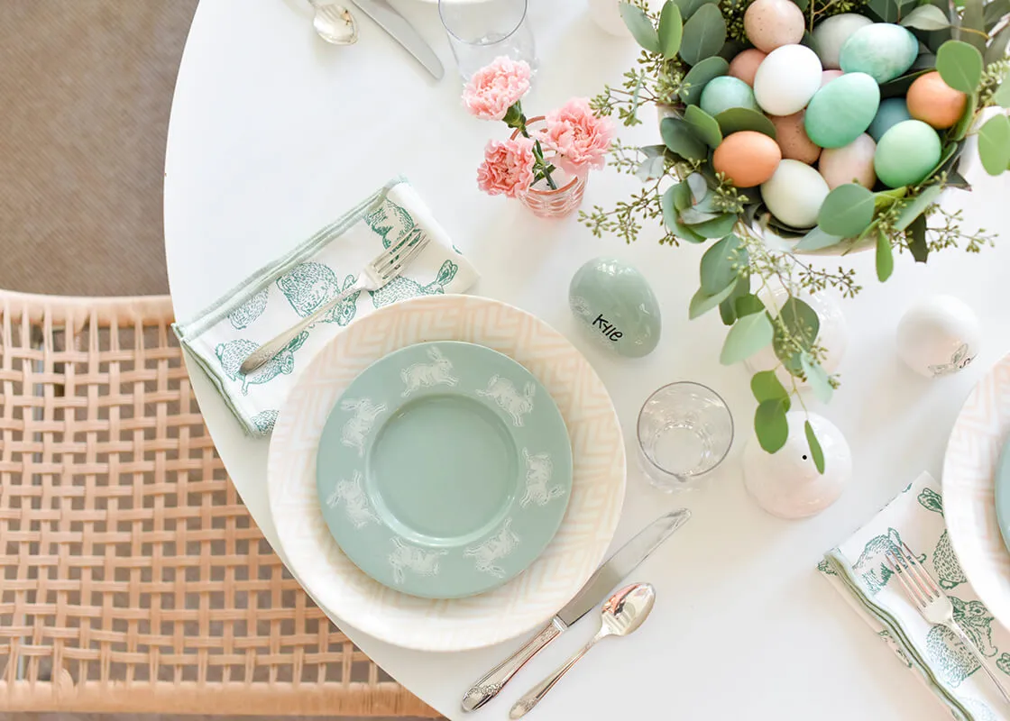 Blush Layered Diamond Dinner Plate
