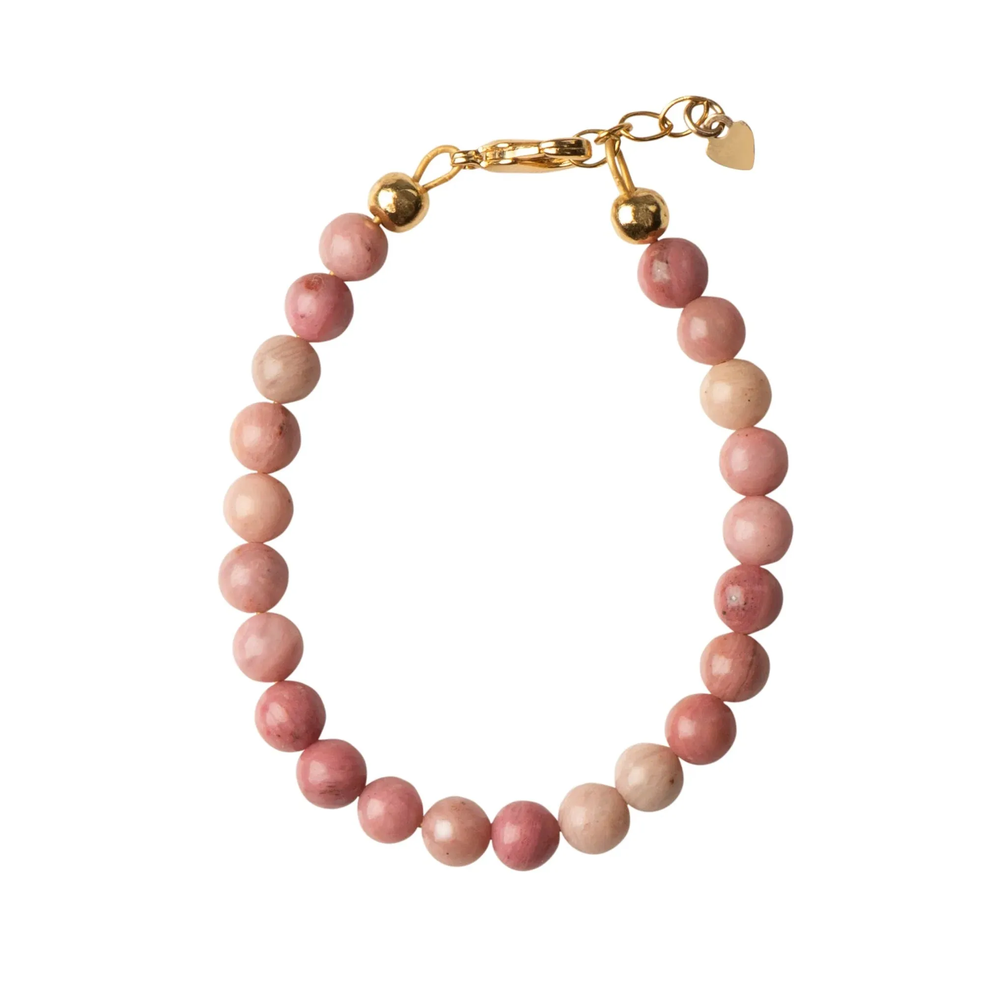bracelet blush beads - blush