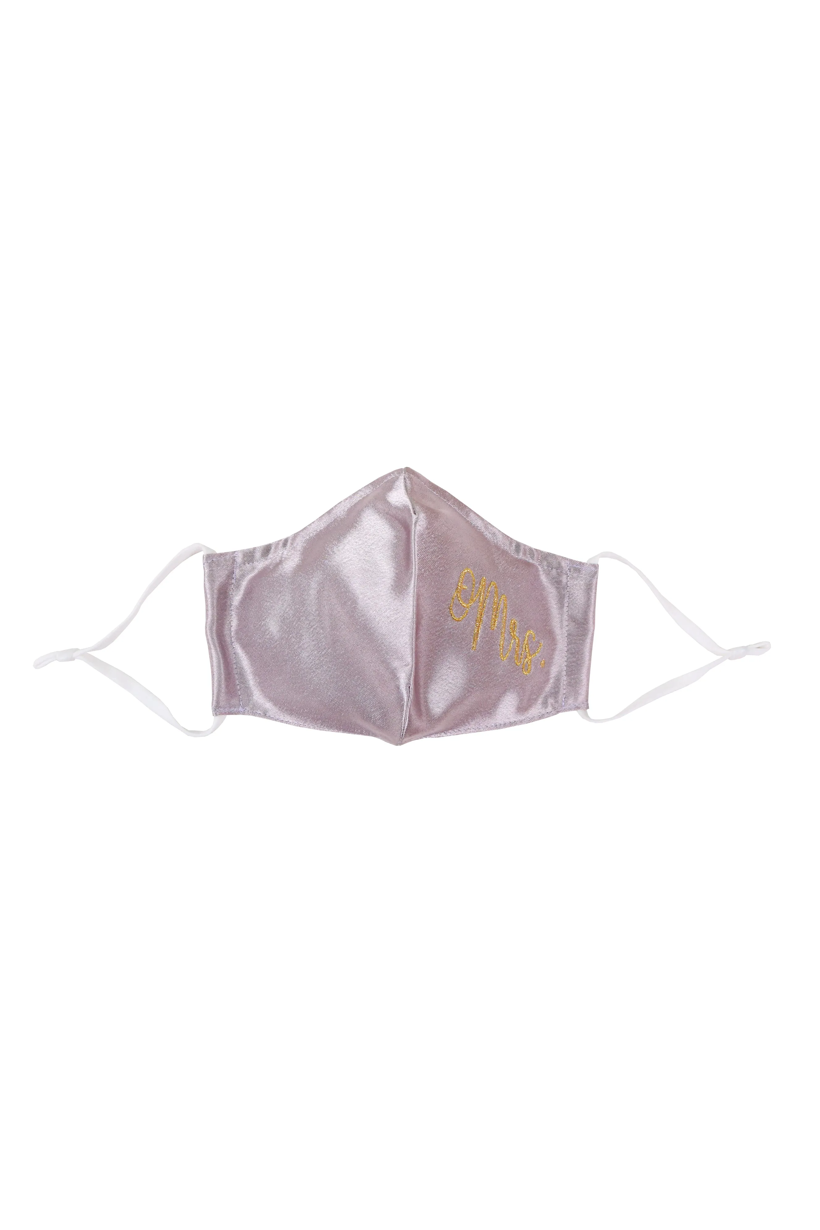 Bridal Reusable Face Mask - Plain Blush Satin