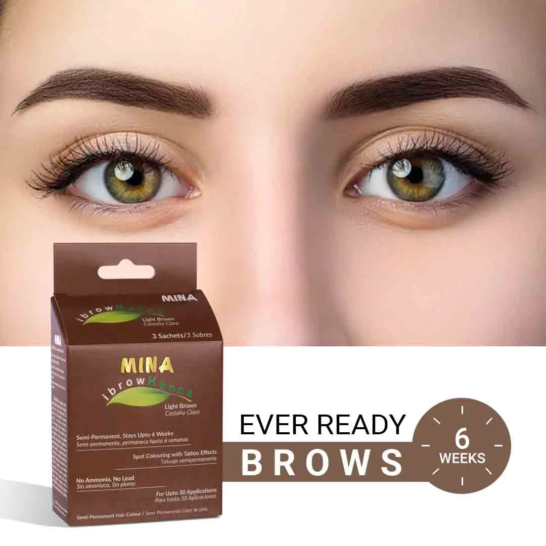 Brow Henna Regular Kit - Light Brown