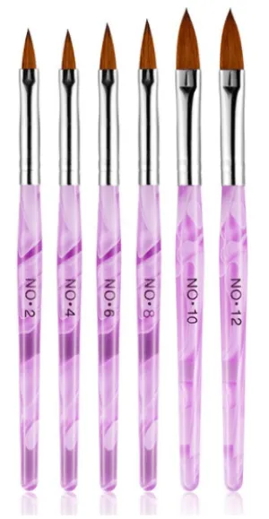Brush Set | Pink Mable  3D Brush (6in1)