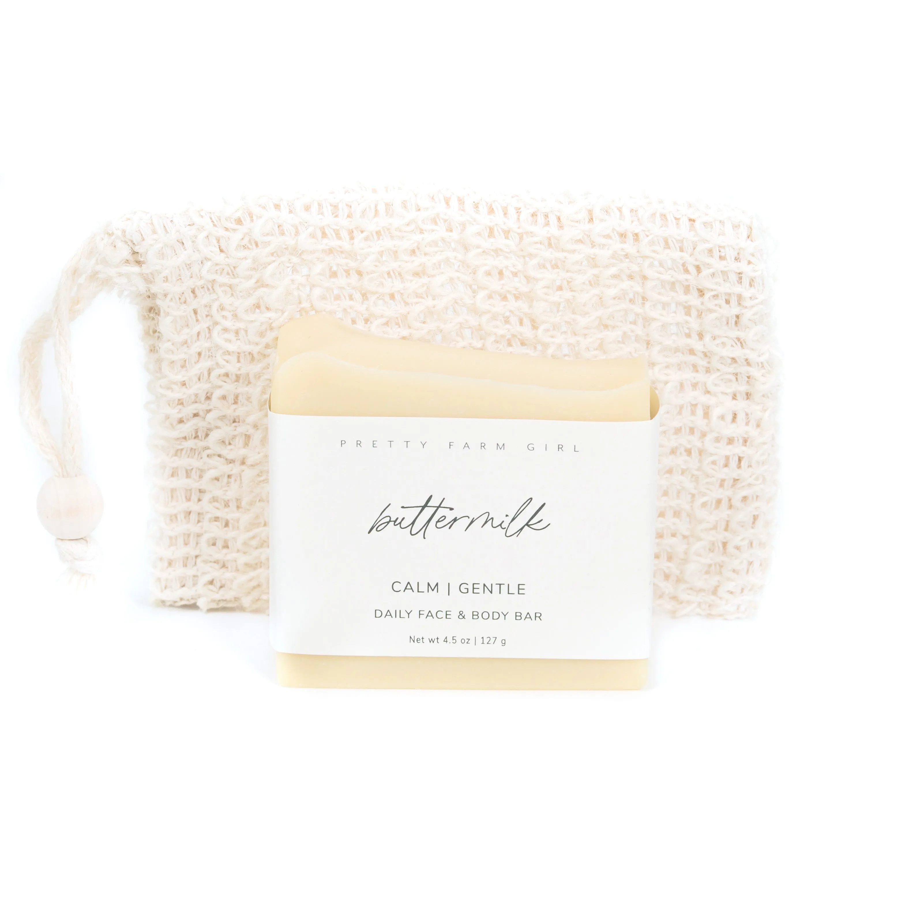 Buttermilk Fragrance Free Handmade Tallow and Goat Milk Soap Bar