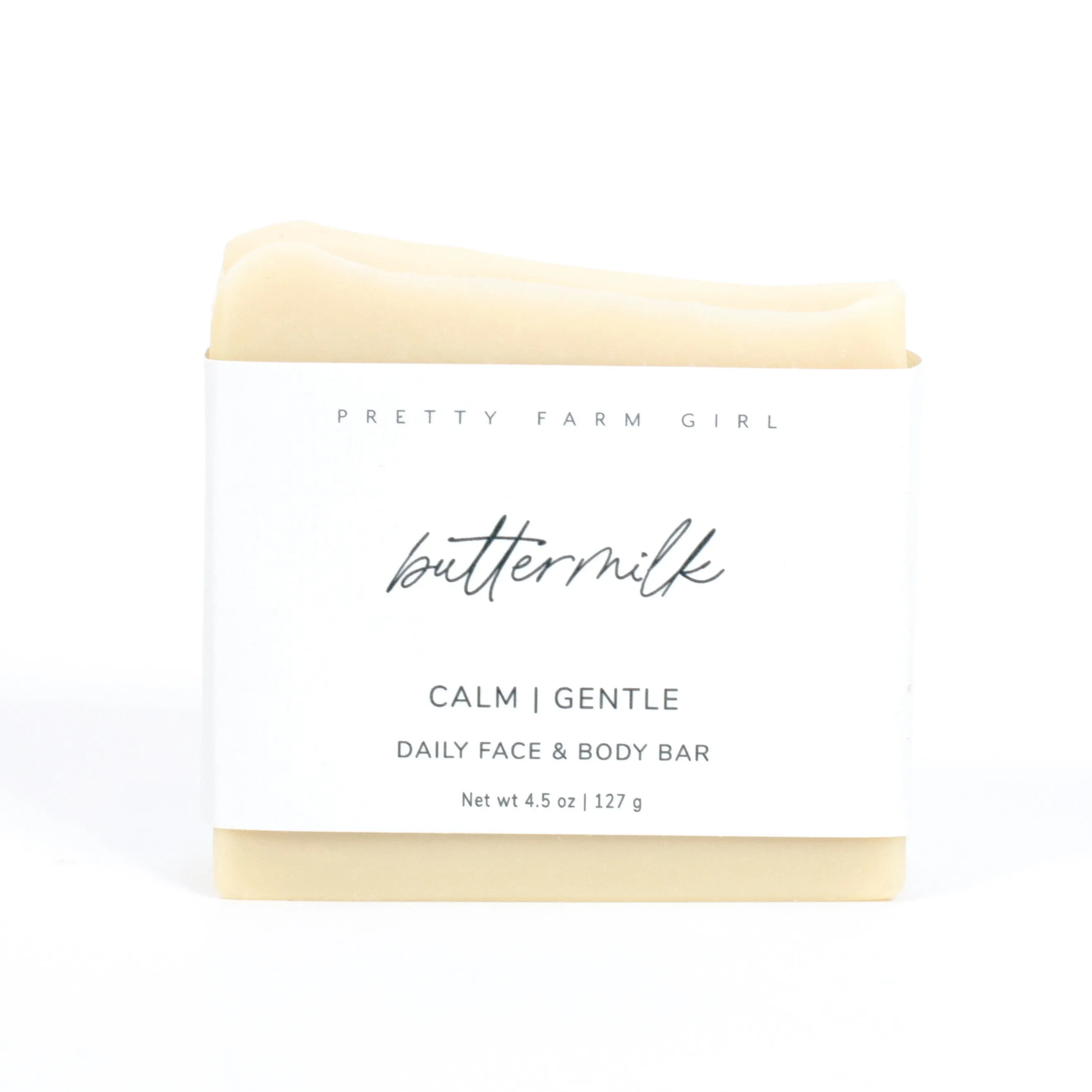 Buttermilk Fragrance Free Handmade Tallow and Goat Milk Soap Bar