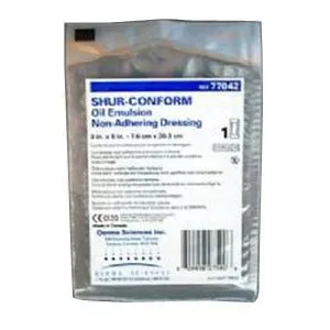 BX/36 - Shur-Conform Oil Emulsion Impregnated Dressings 3" x 8", Sterile 3's BX/36 - Shur-Conform Oil Emulsion Impregnated Dressings 3" x 8", Sterile 3's