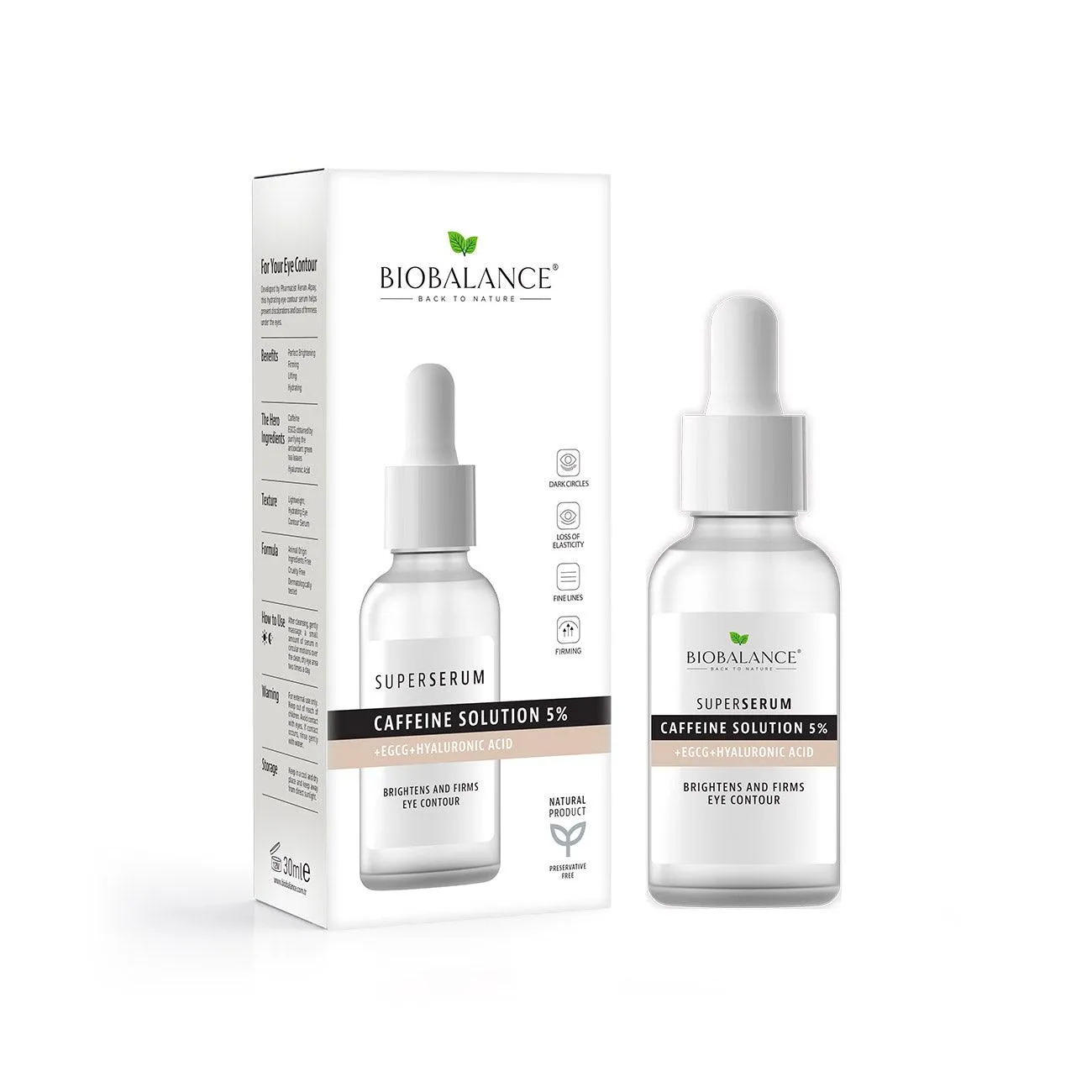 Caffeine Anti-Dark Circle, Eye Contour Treatment Super Serum
