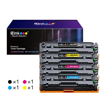 Canon 054 054H Compatible Toner Cartridge(4 Pack)