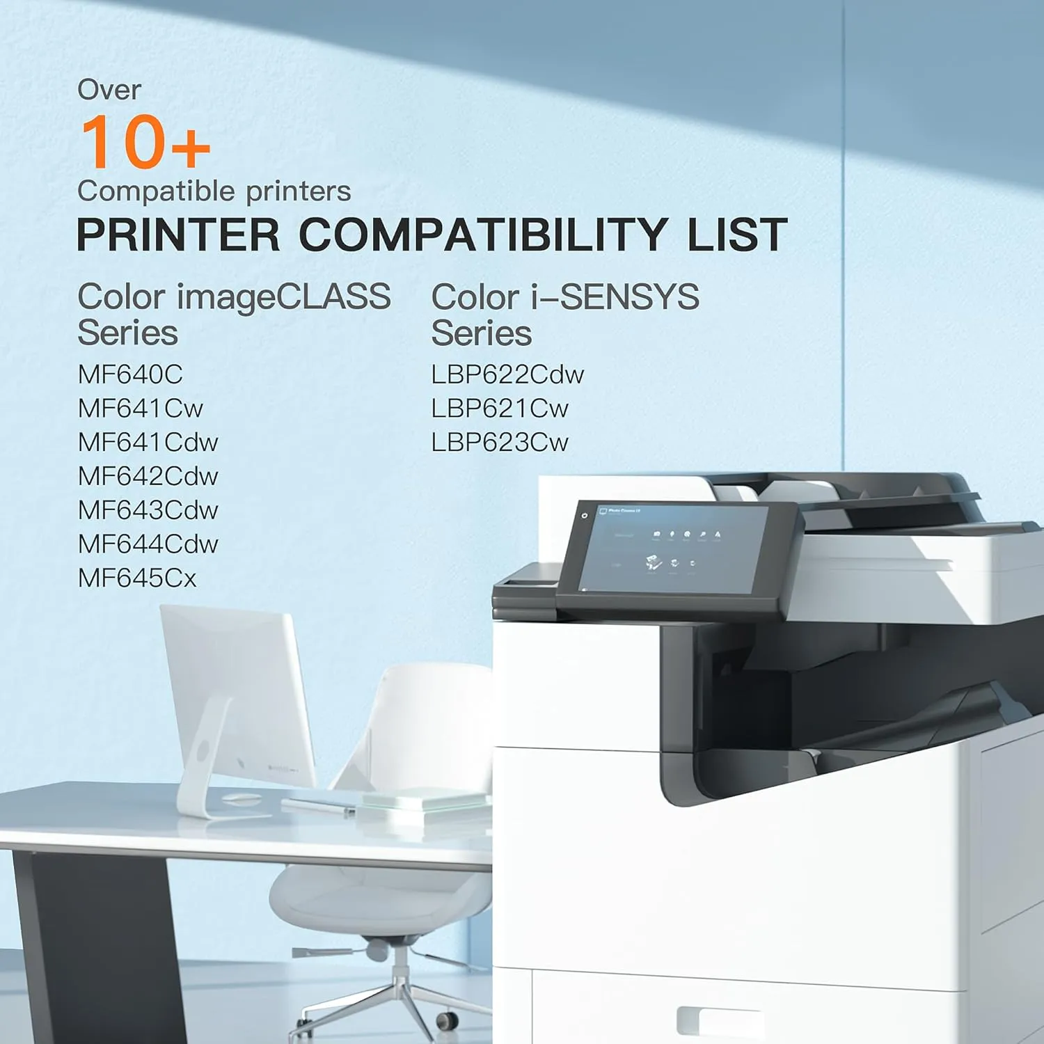 Canon 054 054H Compatible Toner Cartridge(4 Pack)