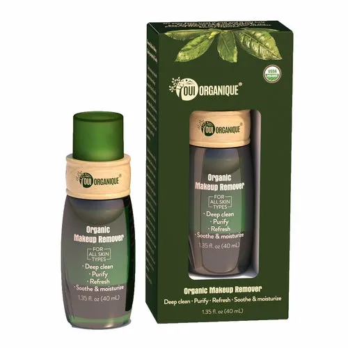 Certified Organic Makeup Remover for sensitive skin eye face green tea
