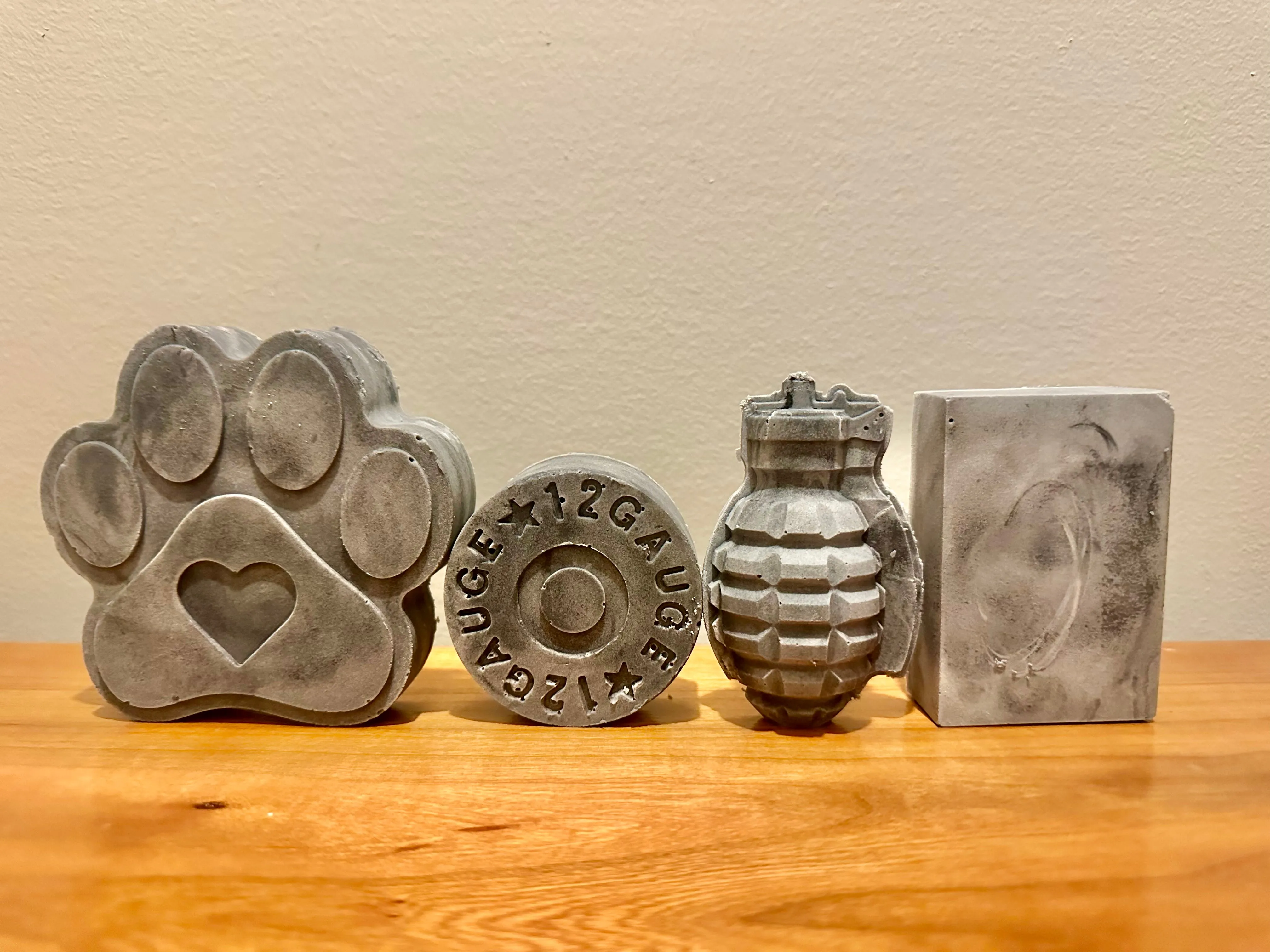 Charcoal Tallow Soap Homemade Detox Activated Charcoal Acne Face Soap & Body - Shampoo Bar Handmade Grass Fed Beef Tallow Bar Soaps 1 - 6 oz