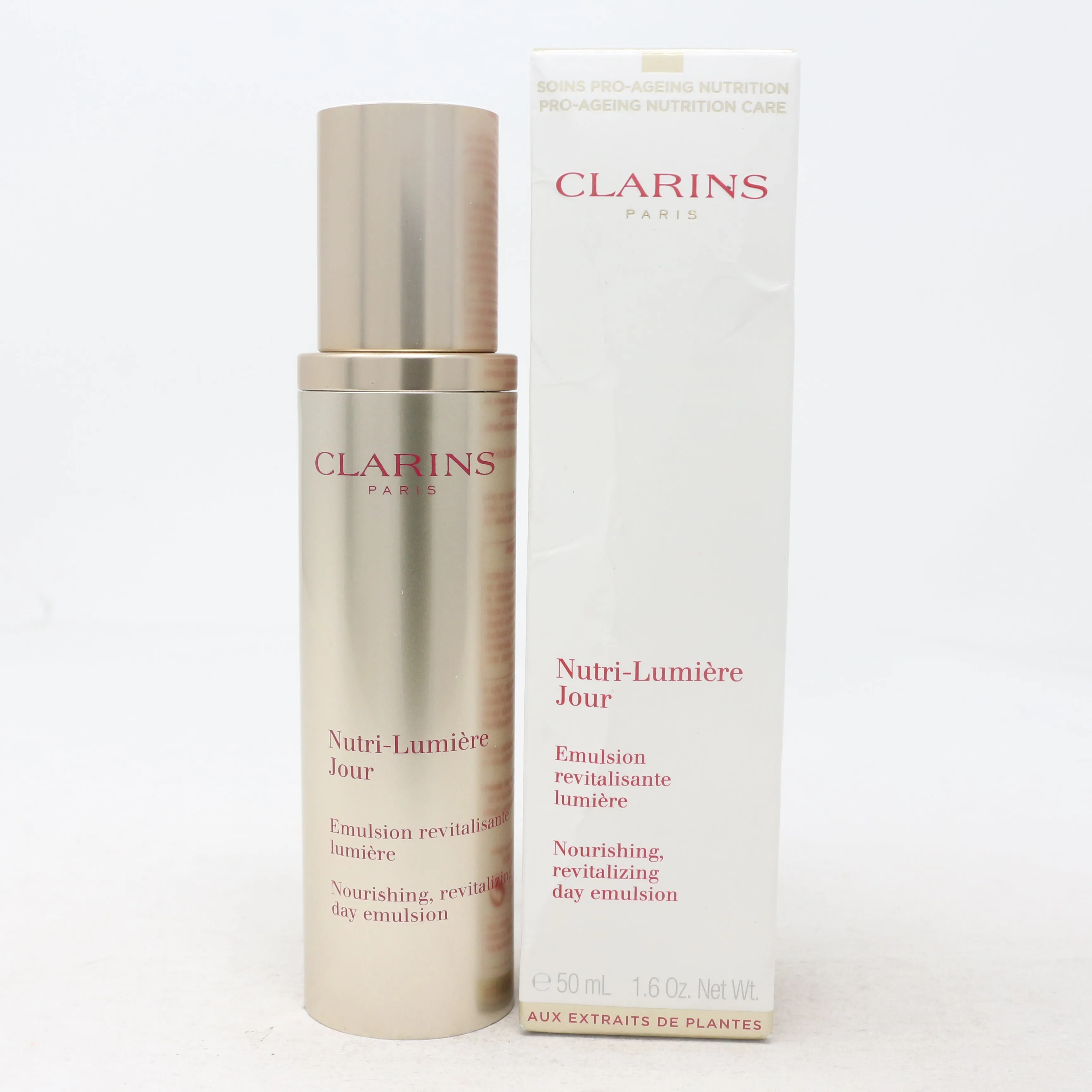 Clarins Nutri-Lumiere Day Emulsion  1.6oz/50ml New With Box