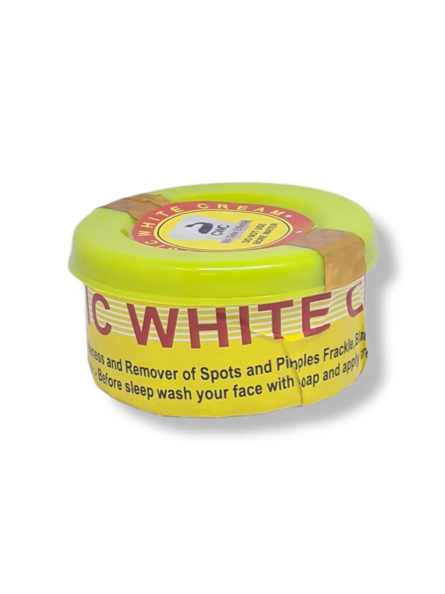 Classic white cream yellow colour 50g