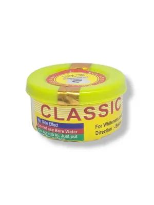 Classic white cream yellow colour 50g