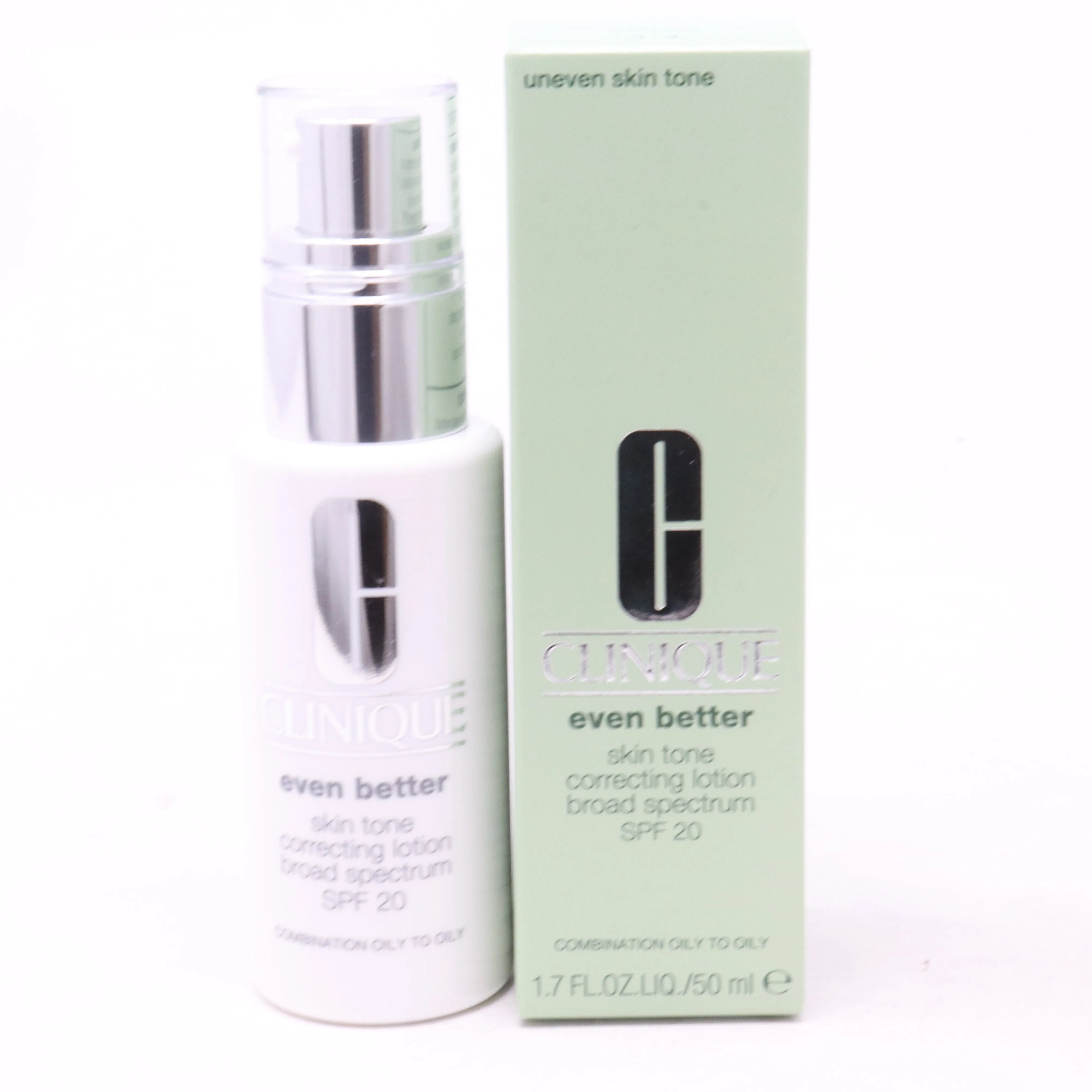Clinique Even Better Skin Tone Correcting Lotion Spf 20  1.7oz/50ml New With Box