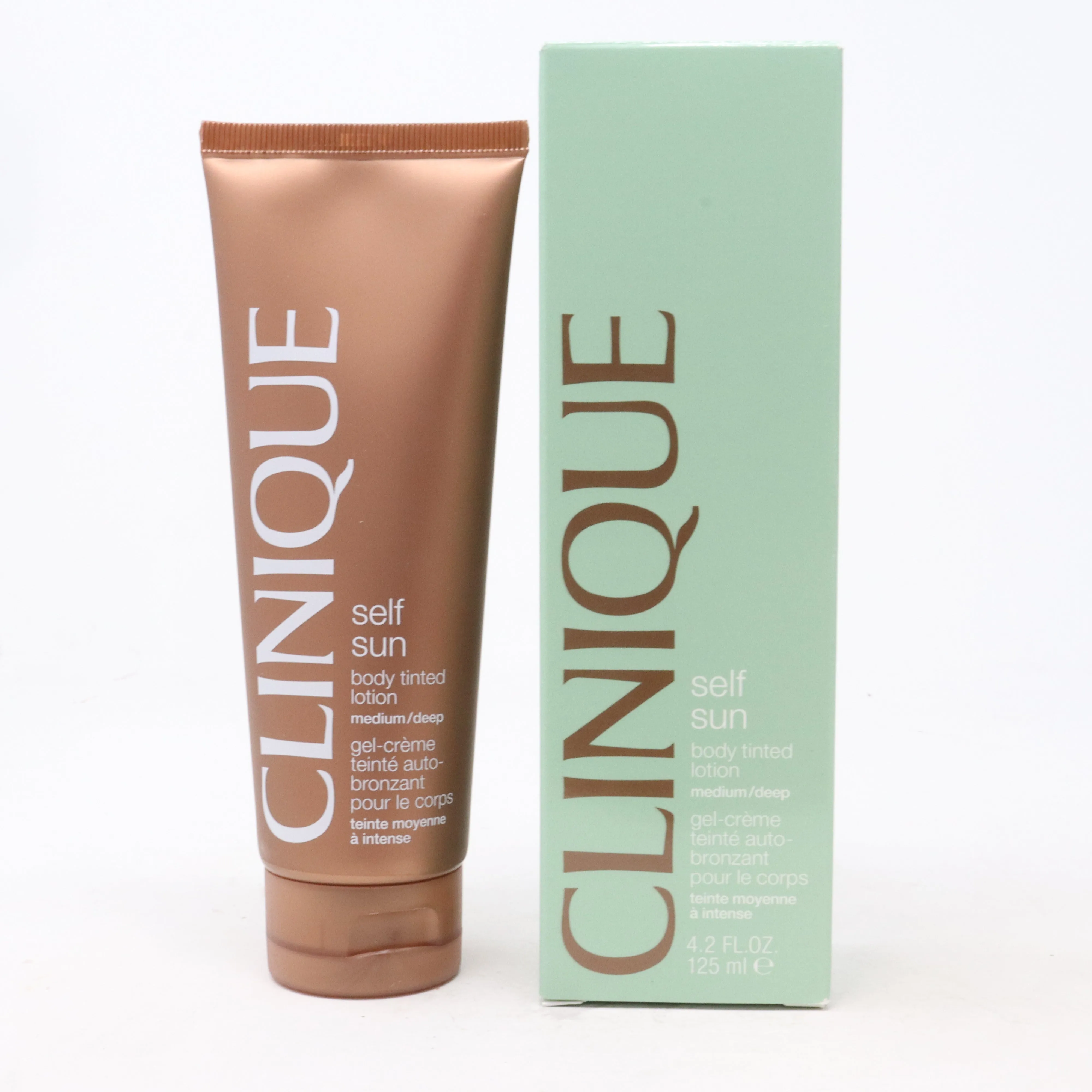 Clinique Self Sun Body Tinted Lotion Medium/deep 4.2oz/125ml New With Box
