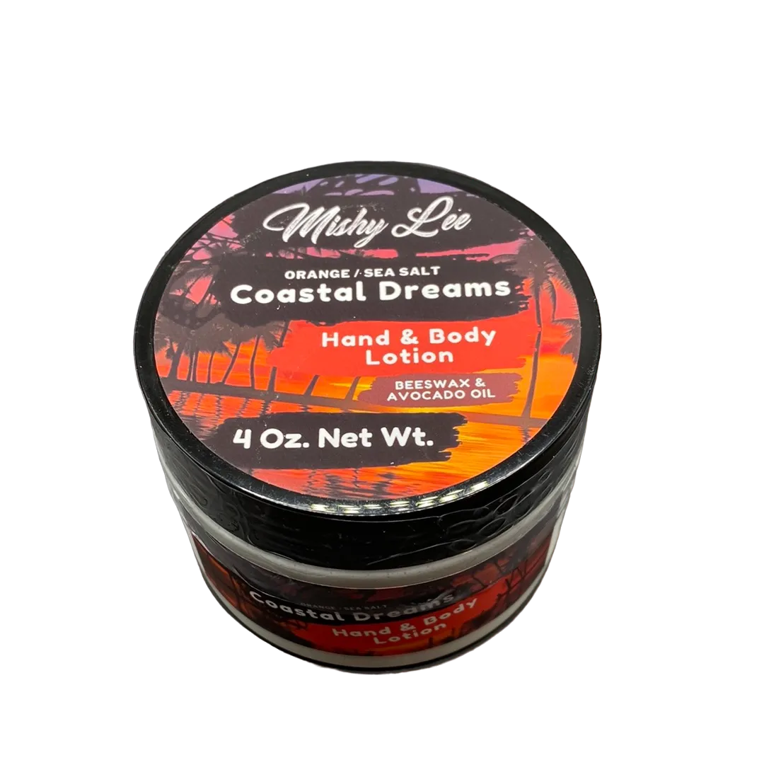 Coastal Dreams 4 Oz - Mishy Lee Beeswax and Avocado Hand & Body Lotion