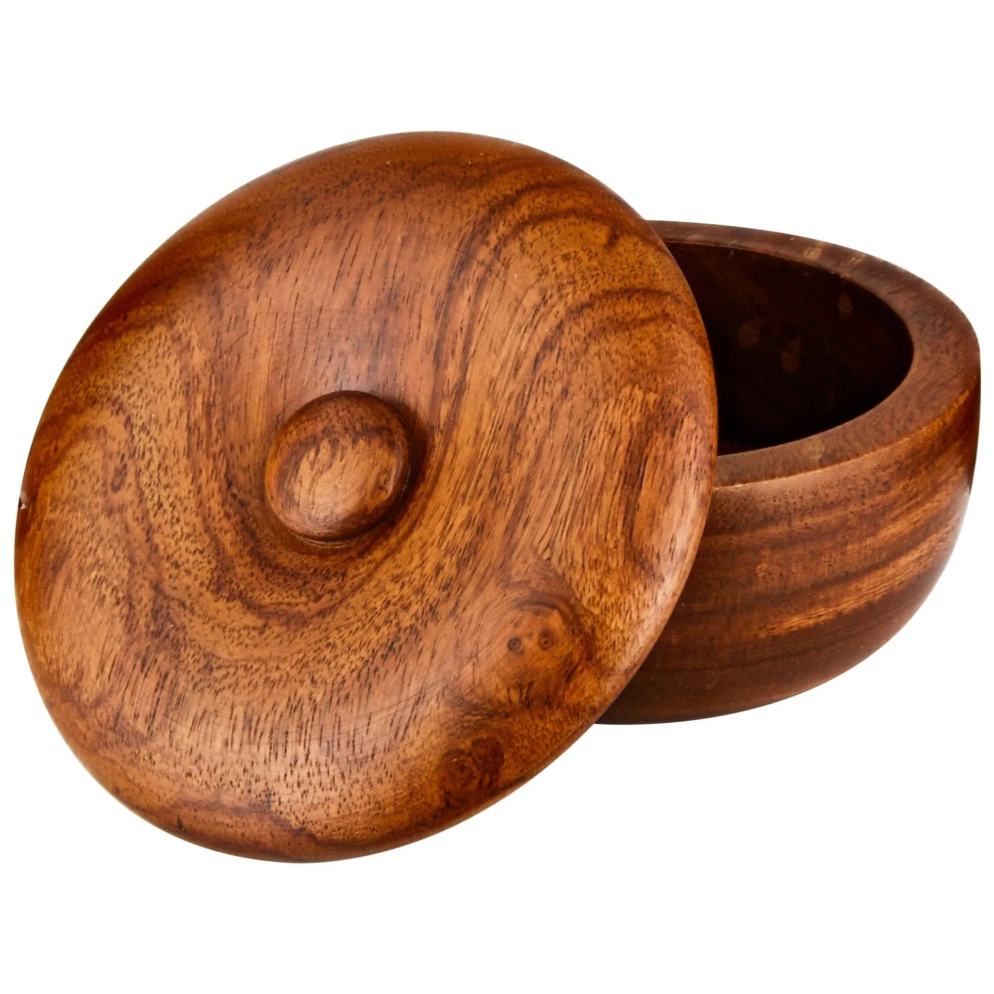Col. Conk Dark Wood Shave Bowl