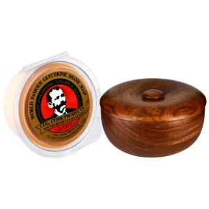 Col. Conk Dark Wood Shave Bowl