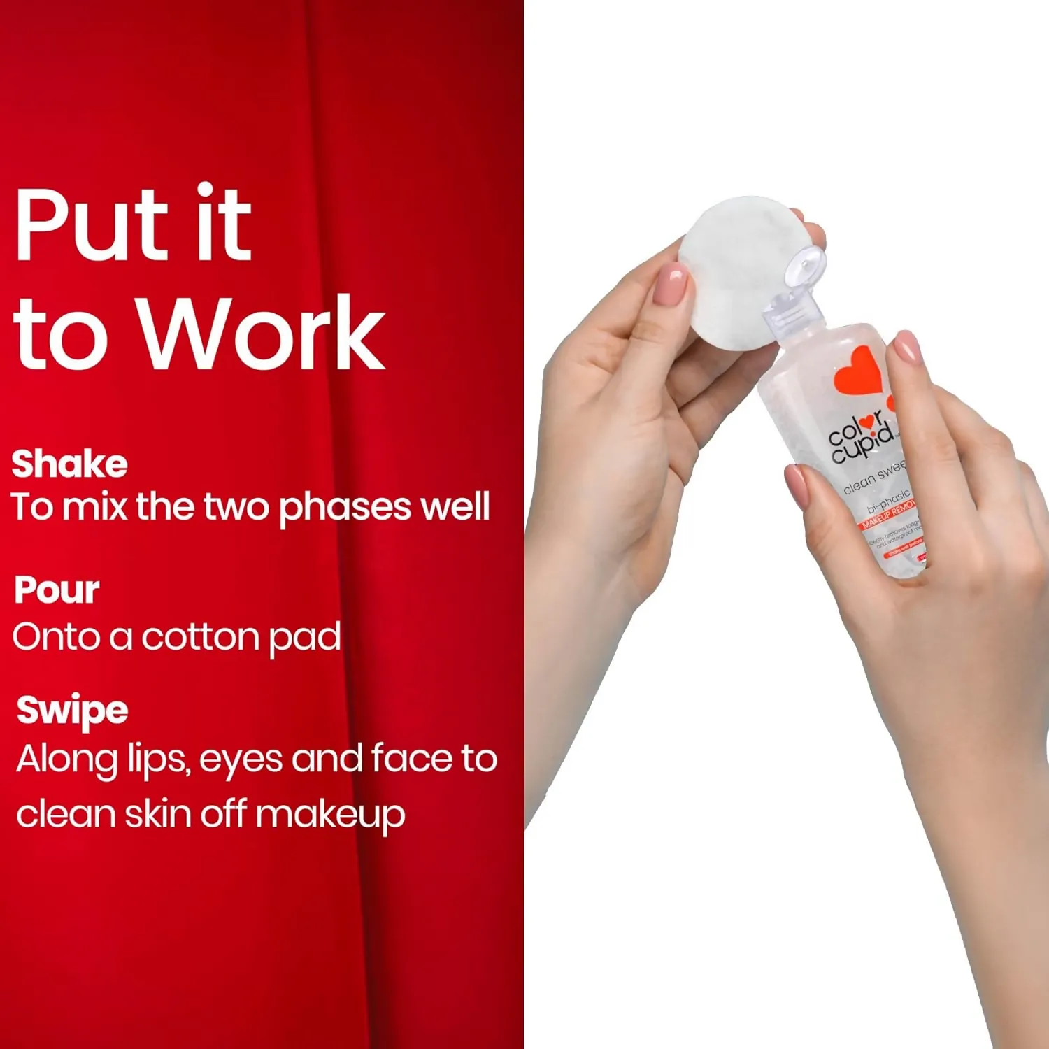 Color Cupid Bi-Phase Makeup Remover | For lips, eyes and face