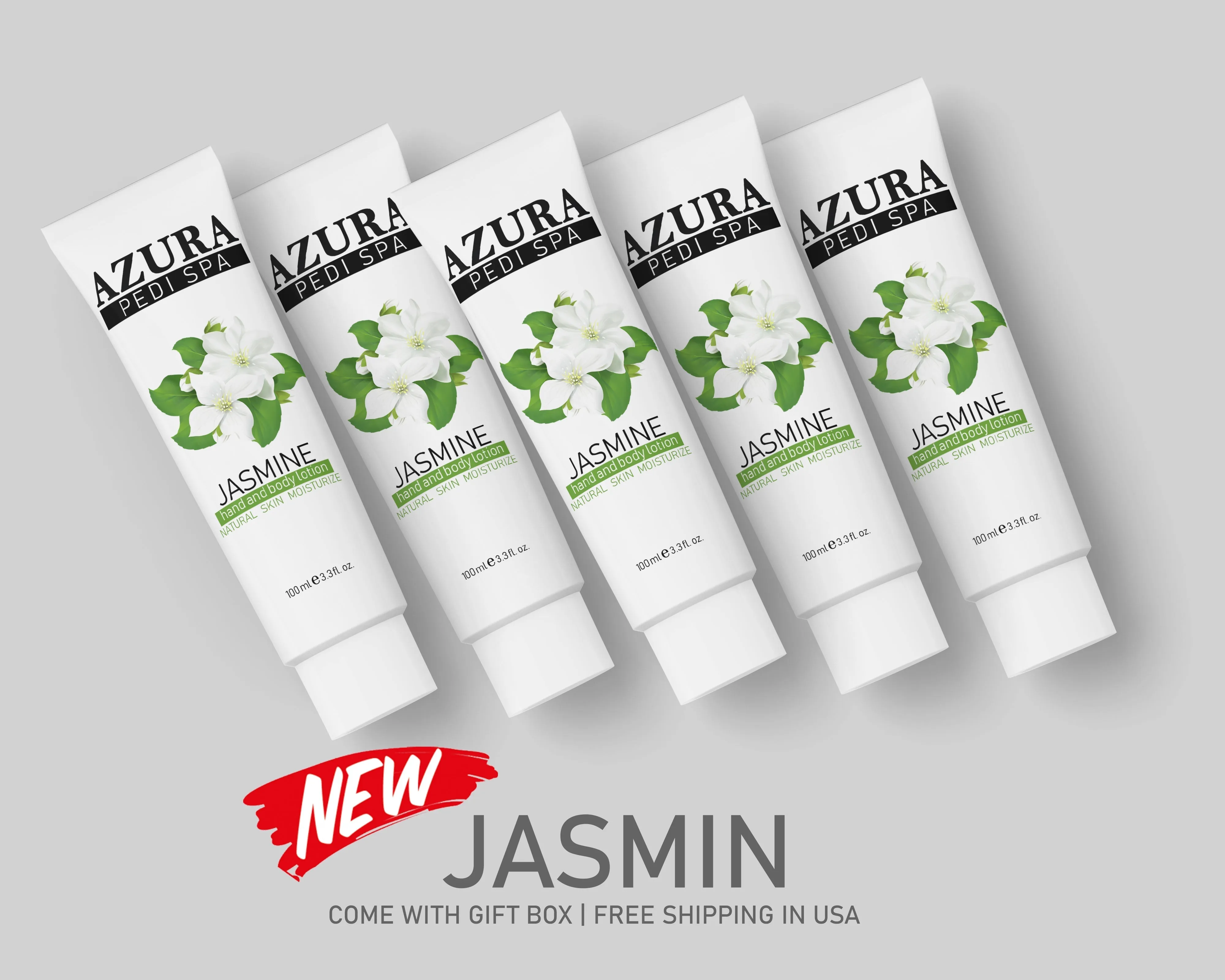 COMBO - AZURA lotion (7 scents) - 60pcs/box - (100ml/3.4oz) - For Holiday Gift included Gift boxes