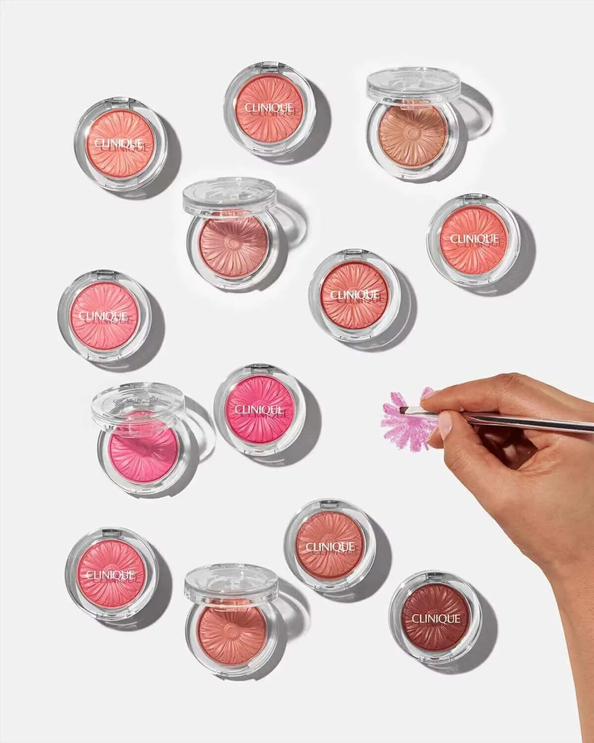 Compact blush Clinique Cheek Pop, 3.5 g, pink honey