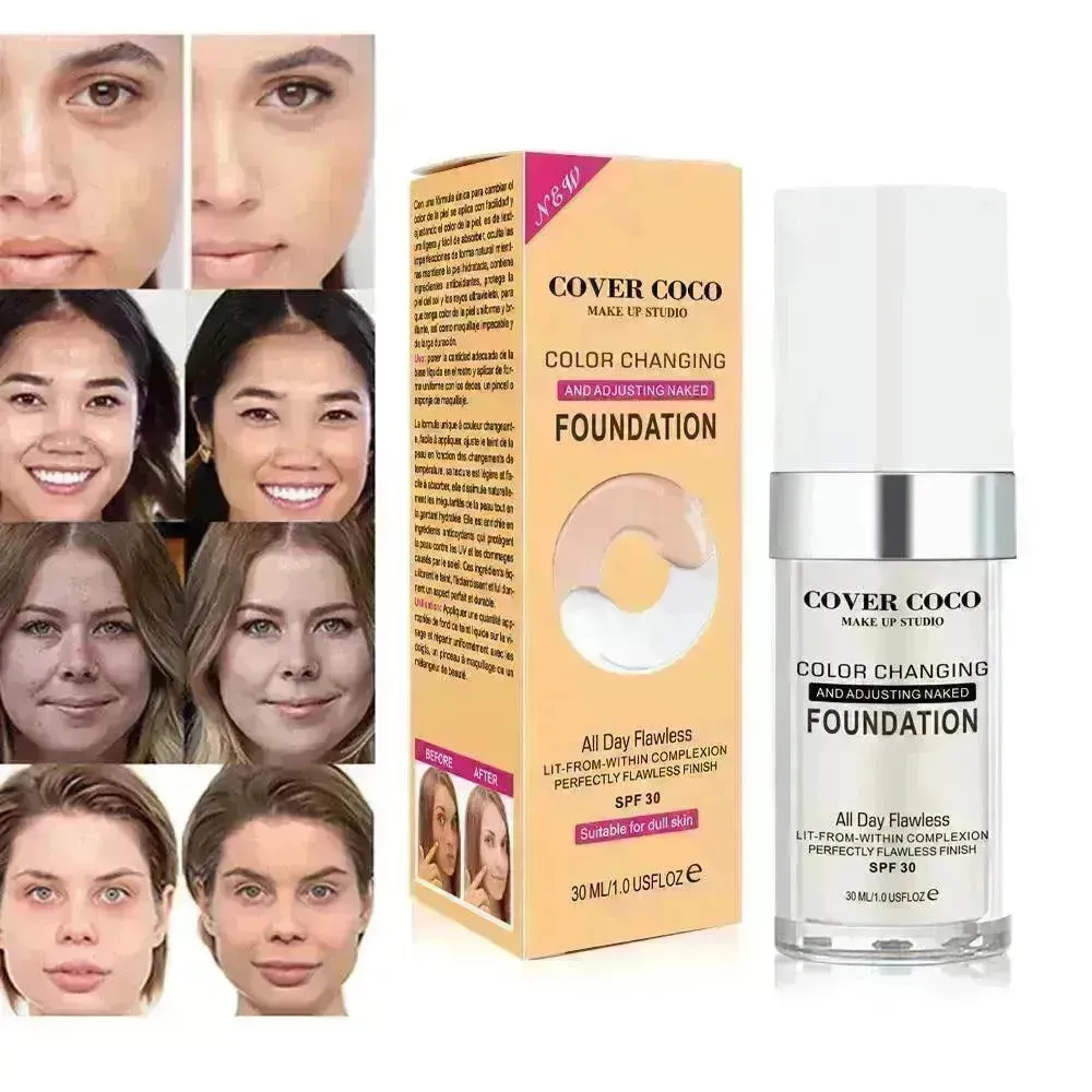 Concealing Foundation Temperature Change Skin Color