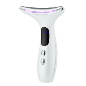 Constant Temperature Neck Beauty Instrument Facial Introduction Device (White)