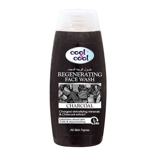 COOL&COOL FACE WASH REGENERATING (CHARCOL)200ML