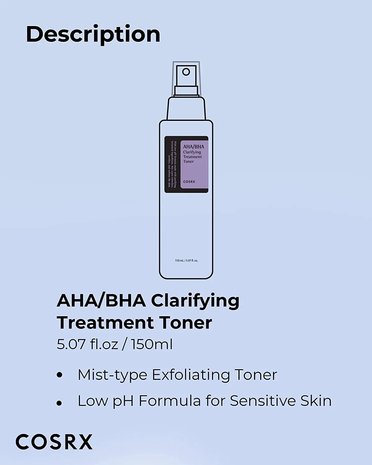 COSRX AHA BHA Clarifying Treatment Toner 150ml