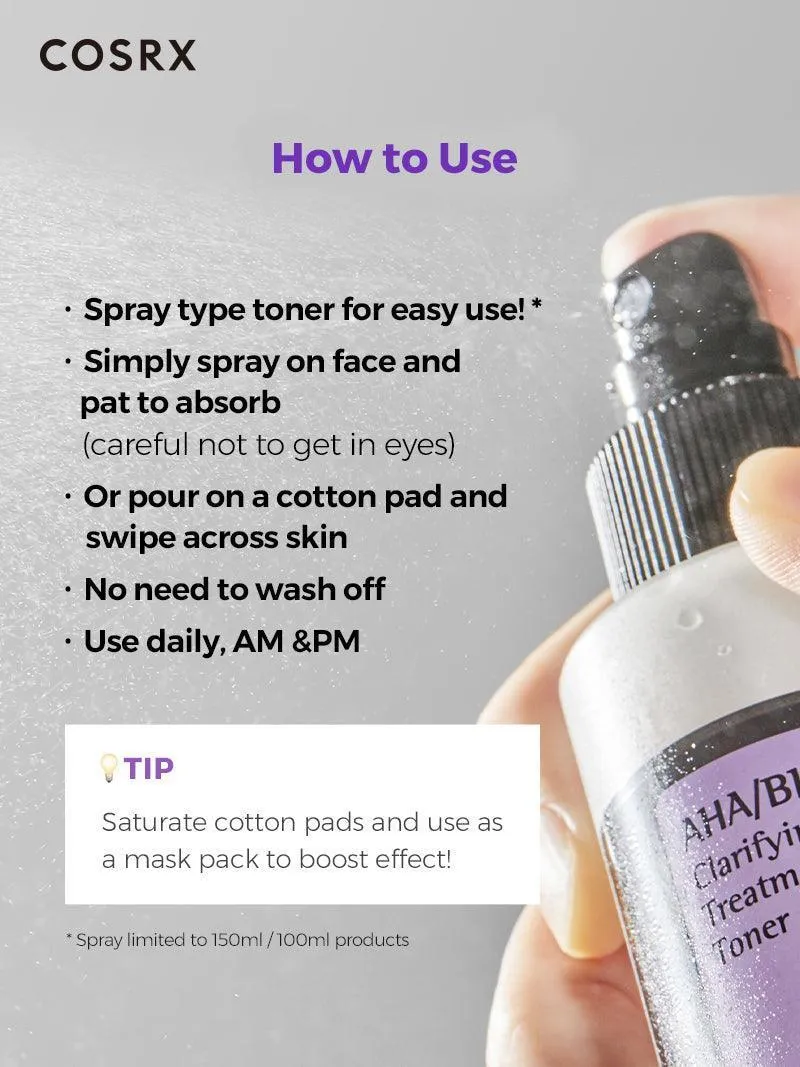 COSRX - AHA/BHA Clarifying Treatment Toner - 150ml