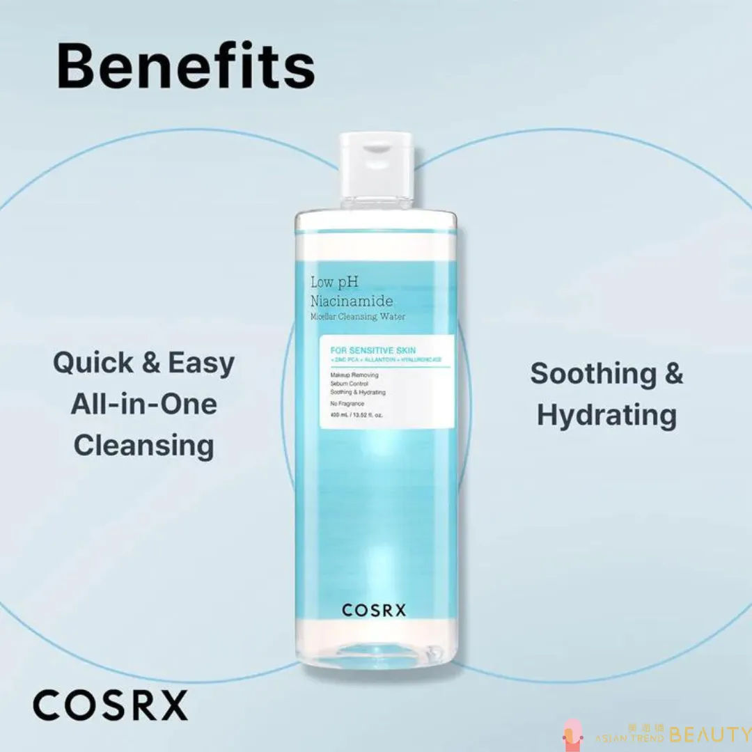 Cosrx Low pH Niacinamide Micellar Cleansing Water 400ml