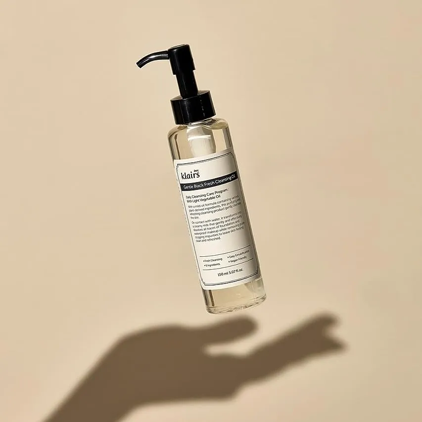 Dear Klairs Gentle Black Fresh Cleansing Oil, 150ml 5.07 fl.oz.