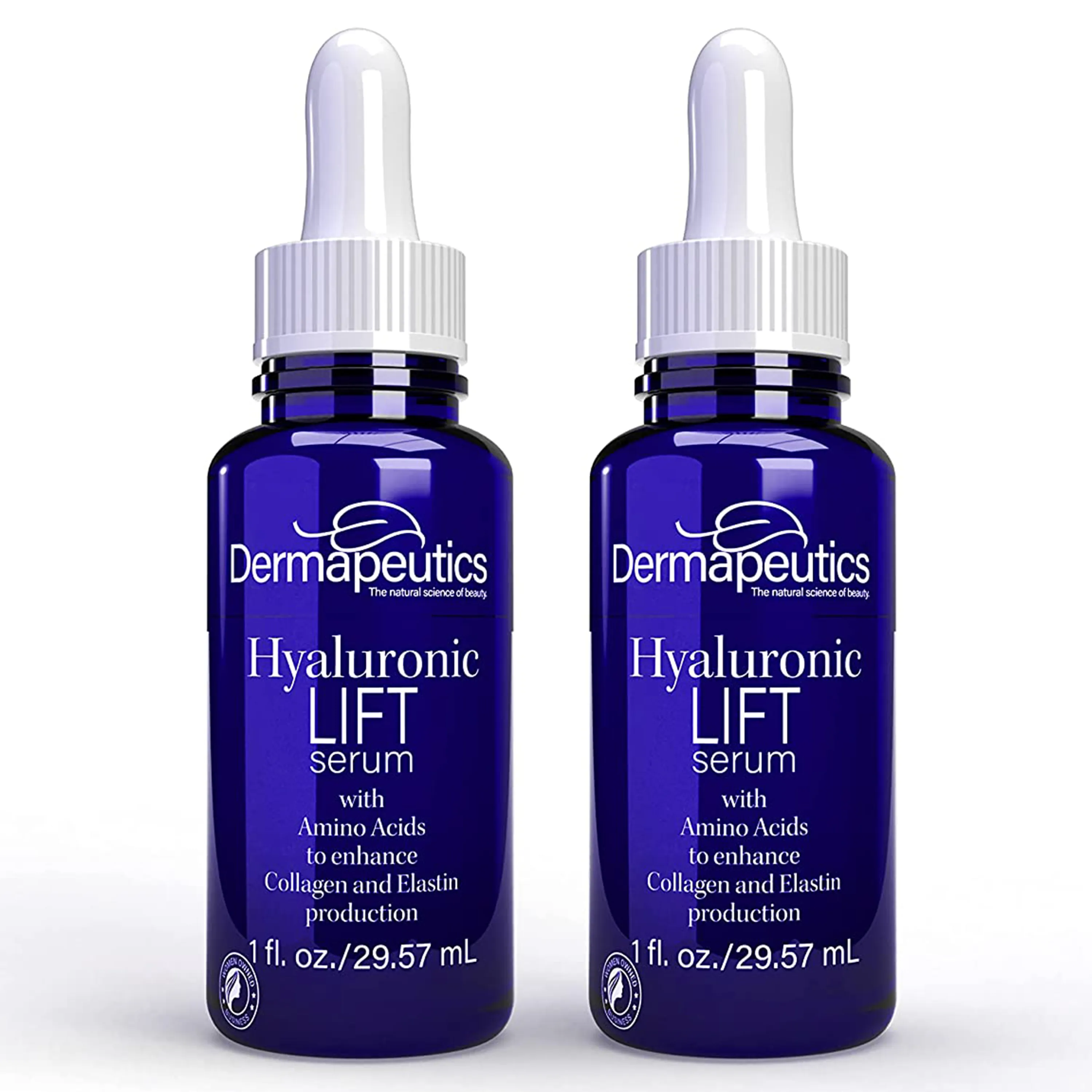 Dermapeutics Hyaluronic Acid Serum for Face, 1 1 Fl Oz (Pack of 2)