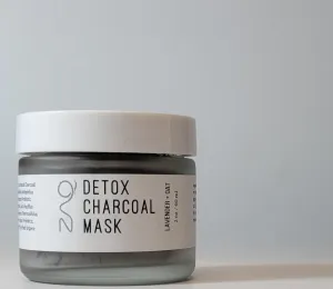 Detox Charcoal Mask - Lavender   Oat by ZAQ Skin & Body