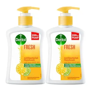 Dettol Citrus & Orange Blossom Antibacterial Hand Wash - 2 x 200ml
