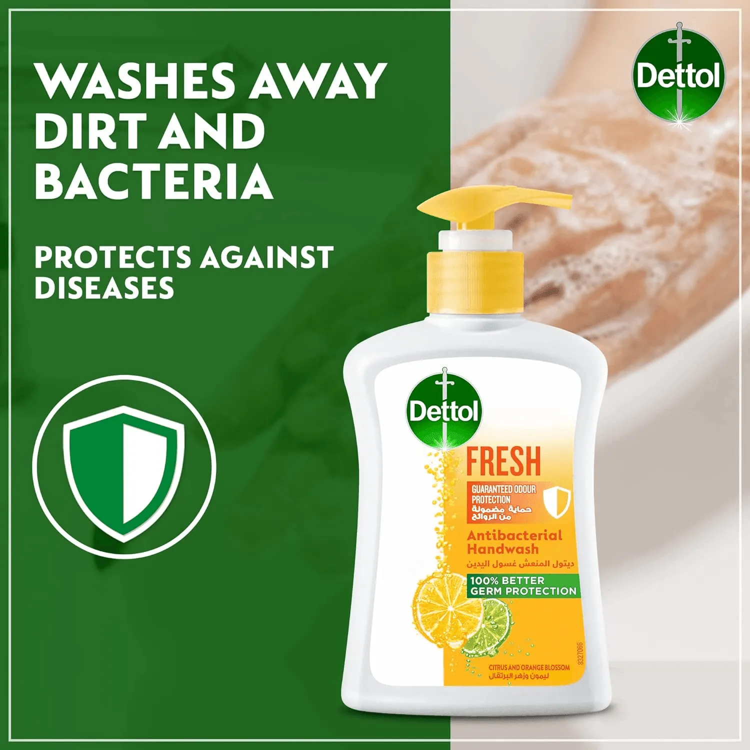 Dettol Citrus & Orange Blossom Antibacterial Hand Wash - 2 x 200ml