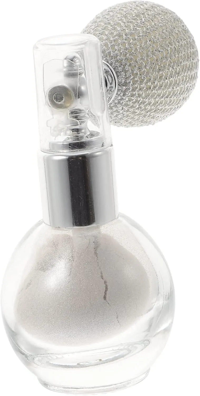 Didiseaon Shimmering Glitter Spray Powder Highlighter Powder Spray for Body Hair Sparkle Loose Powder for Pearl for Makeup and Special Occasions