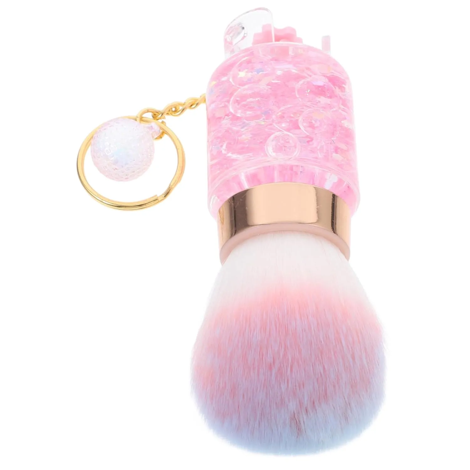 Didiseaon Unique Handle Makeup Brush Fingernail Brush Nail Art Dusting Brush Blush Brush Powder Brush for Loose Powder