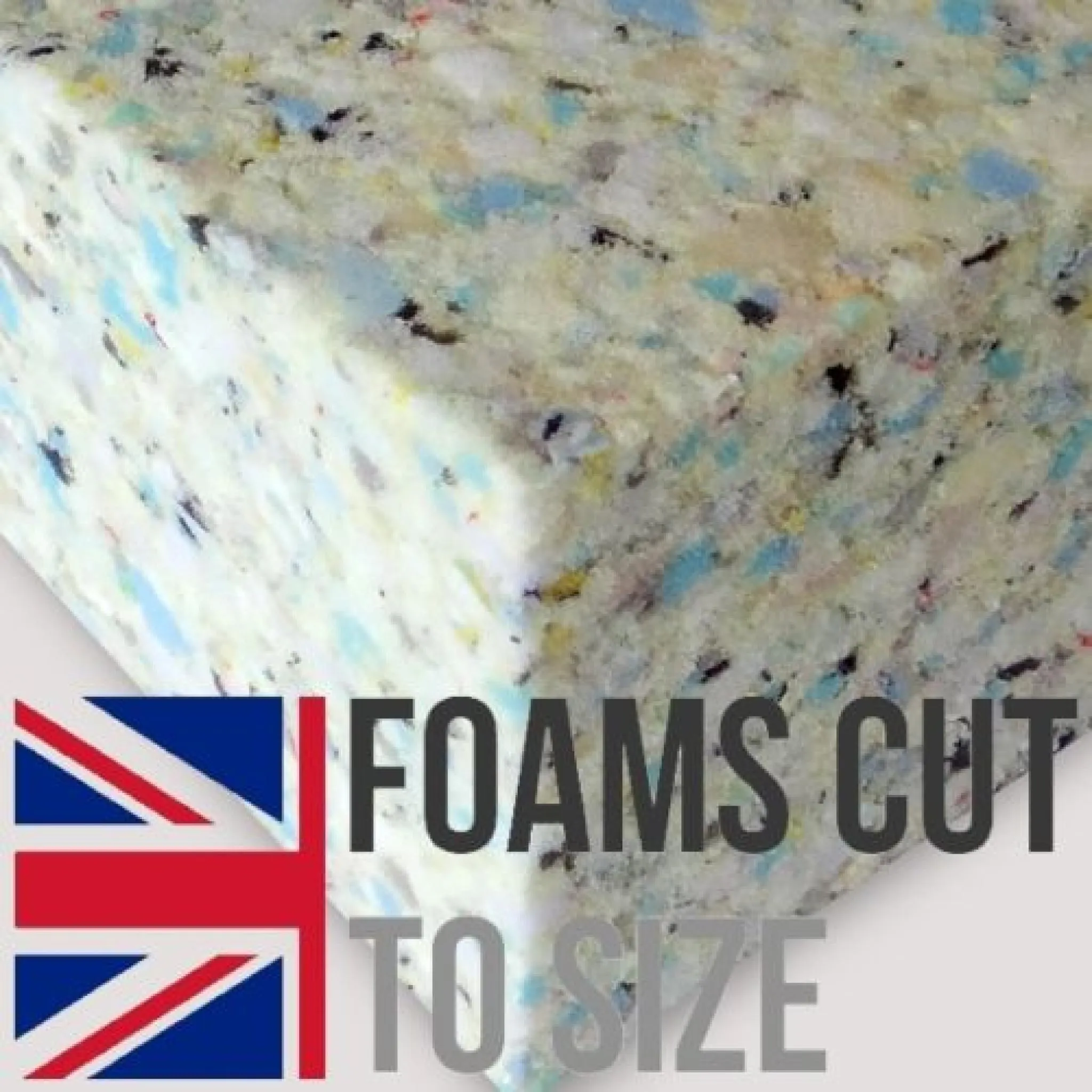 Discount foam - 5lb chip reconstituted upholstery foam sheets seating foam cut